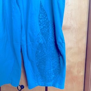 4 square pants silk-screened set in pockets